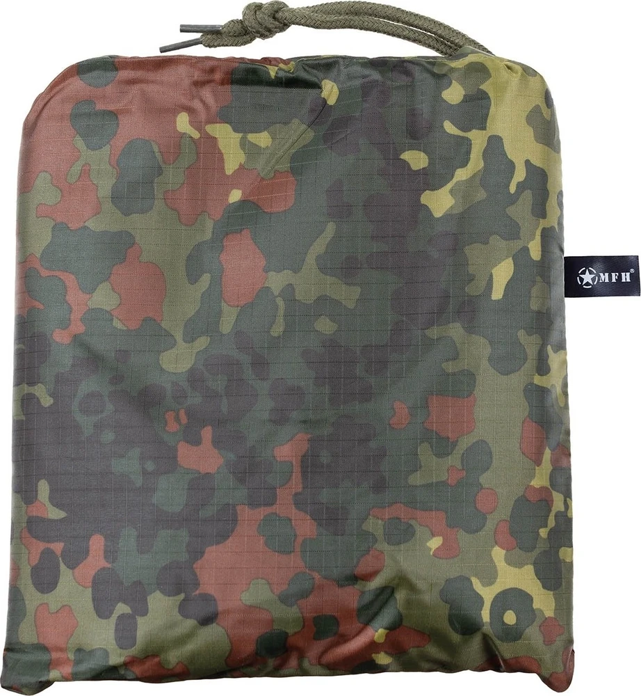 MFH Rip Stop lietpaltis-poncho - BW Camo