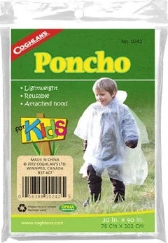 Vaikiškas lietpaltis poncho Coghlans