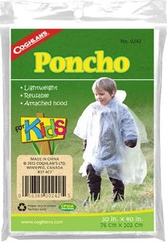 Vaikiškas lietpaltis poncho Coghlans