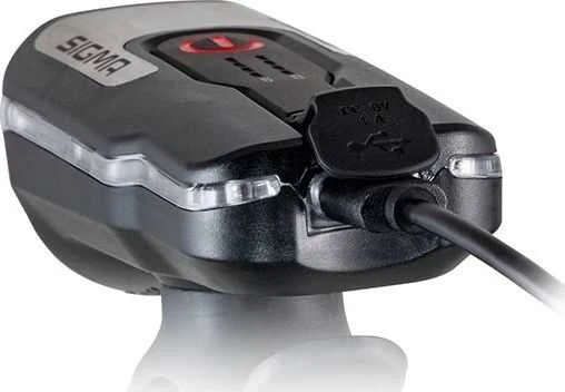 SIGMA AURA 80 USB priekinis žibintas + NUGGET II galinis žibintas