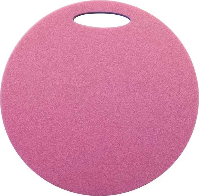 Apvalus sėdėjimo kilimėlis Yate, 2 sluoksnių, skersmuo 35 cm, mėlynas/rožinis
