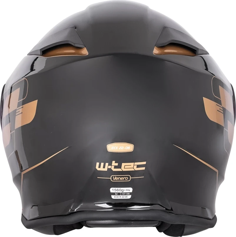 Atverčiamas motociklininko šalmas W-TEC Venero
