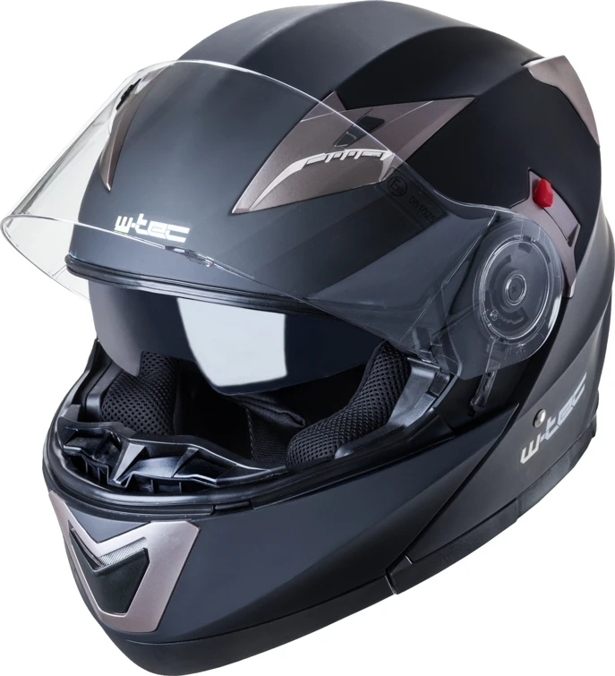 Atverčiamas motociklininko šalmas W-TEC Pezzon