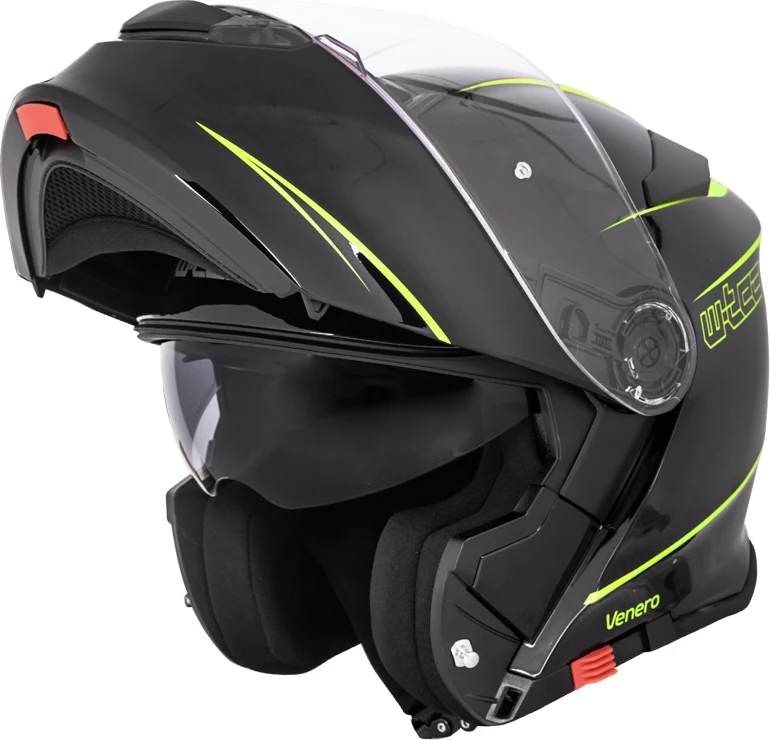 Atverčiamas motociklininko šalmas W-TEC Venero