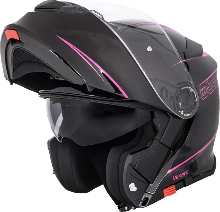 Atverčiamas motociklininko šalmas W-TEC Venero