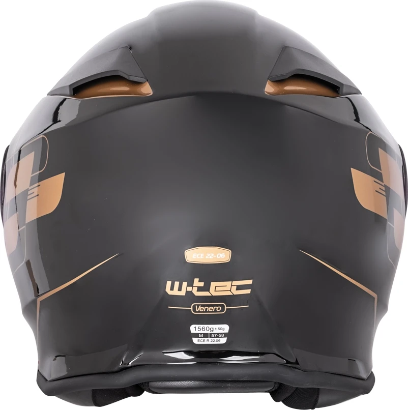 Atverčiamas motociklininko šalmas W-TEC Venero