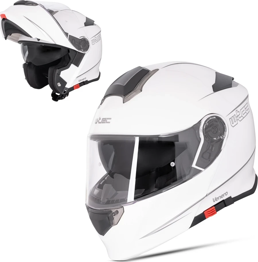 Atverčiamas motociklininko šalmas W-TEC Venero