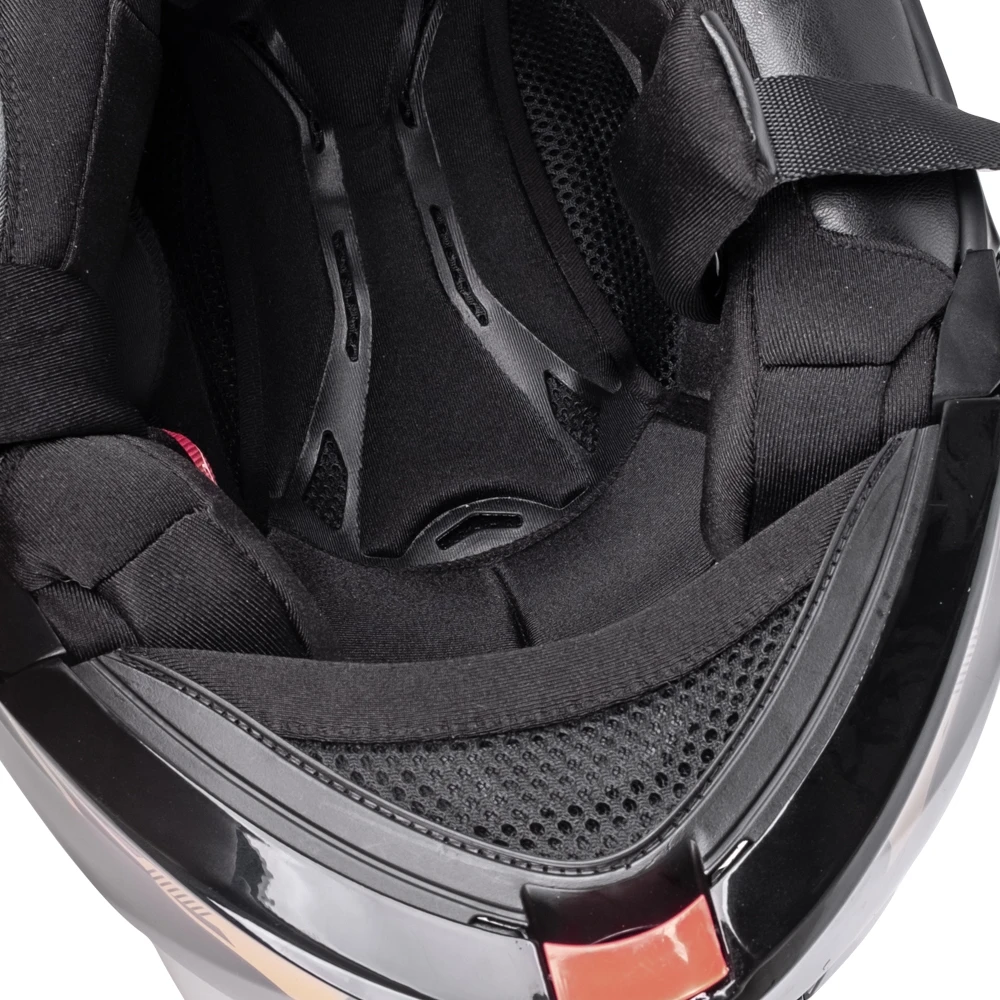 Atverčiamas motociklininko šalmas W-TEC Venero