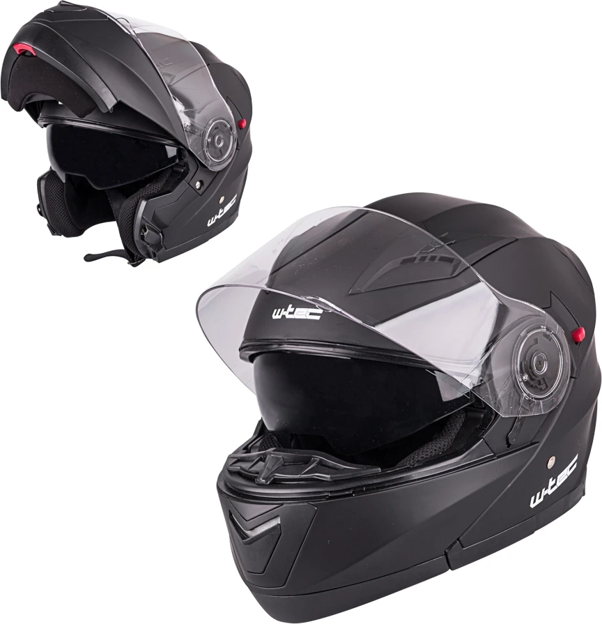 Atverčiamas motociklininko šalmas W-TEC Pezzon