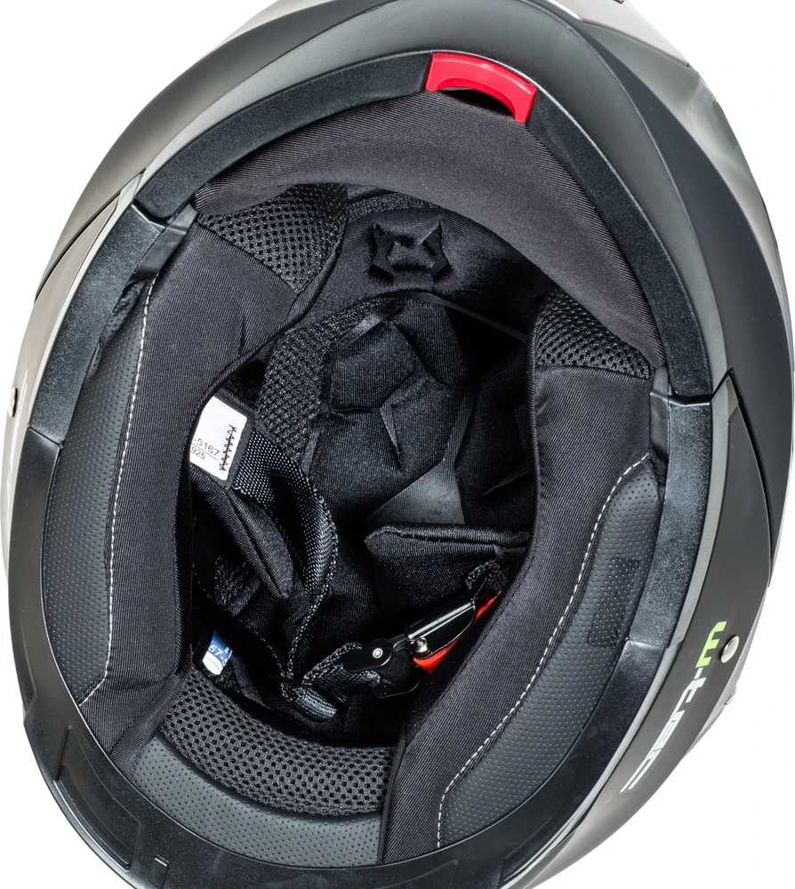 Atverčiamas motociklininko šalmas W-TEC Pezzon