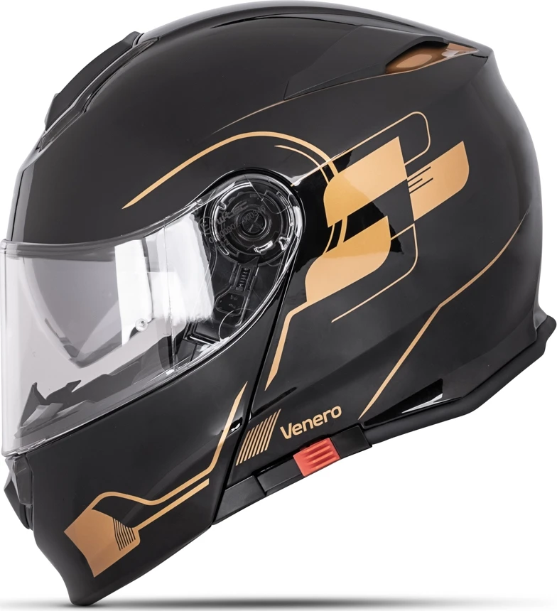 Atverčiamas motociklininko šalmas W-TEC Venero