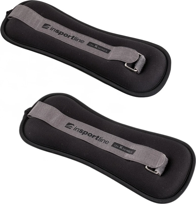 Kulkšnių / riešų svarmenys inSPORTline ON-X Neoprener 2 x 2kg
