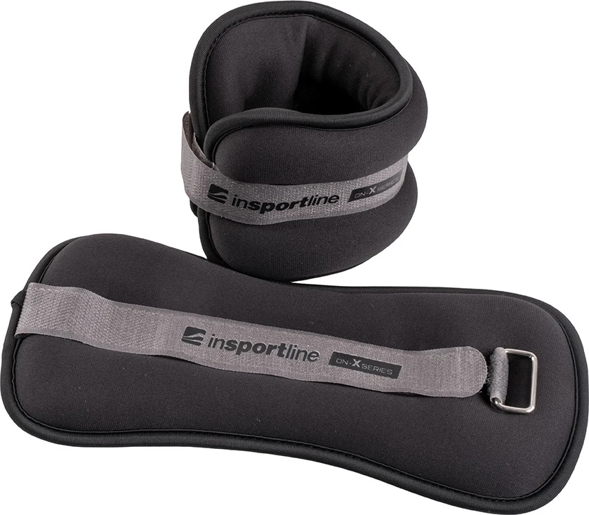 Apyrankės ant kulkšnies ir riešo inSPORTline ON-X Neoprener 2 x 1kg