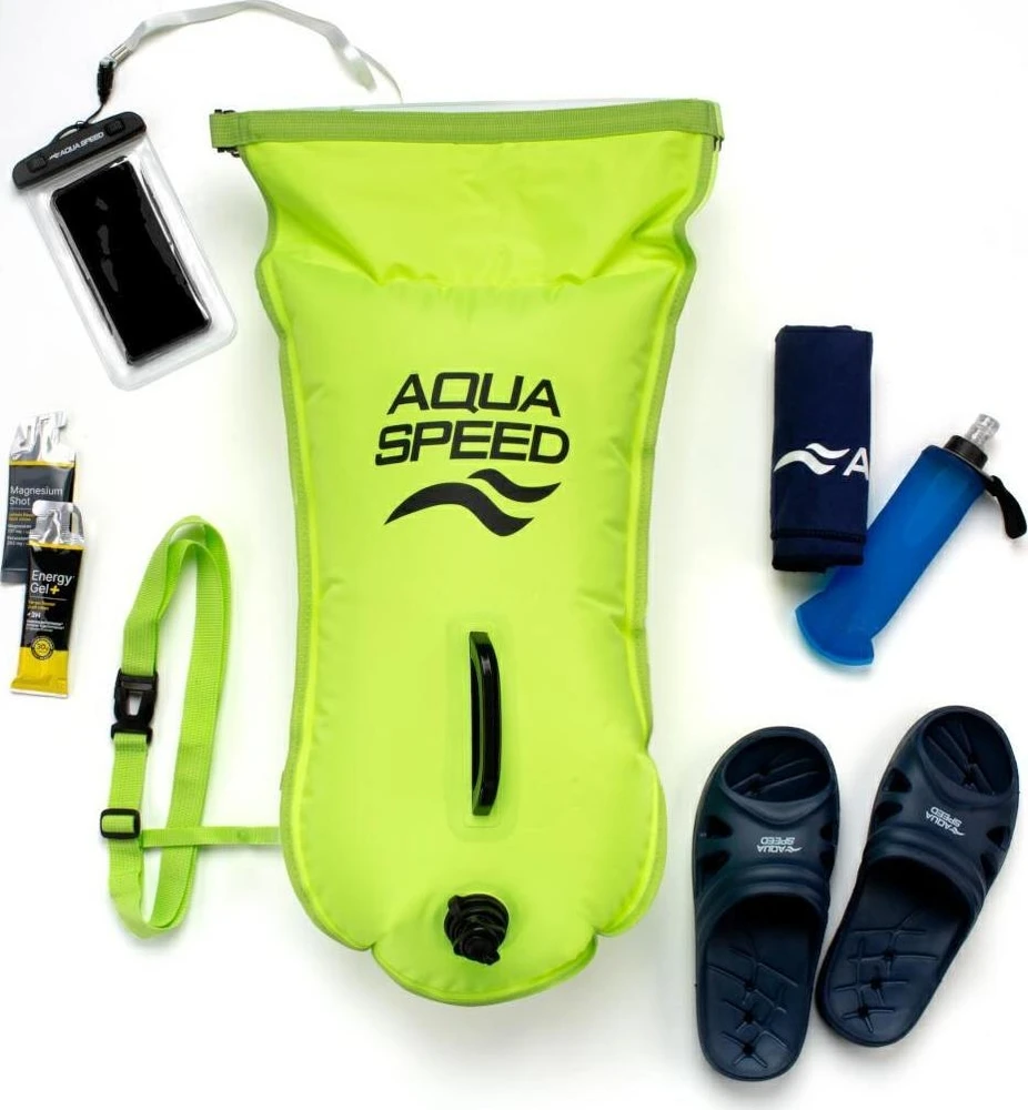 Aqua Speed Atviro vandens plaukimo plūduras, 37 × 72 cm