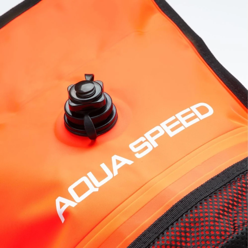 Aqua Speed Atviro vandens plaukimo plūduras su kišene, 37 × 72 cm
