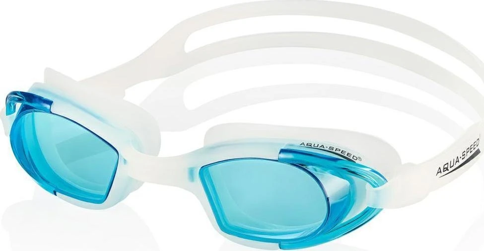 Plaukimo akiniai Aqua-speed Marea balti ir mėlyni 61 020