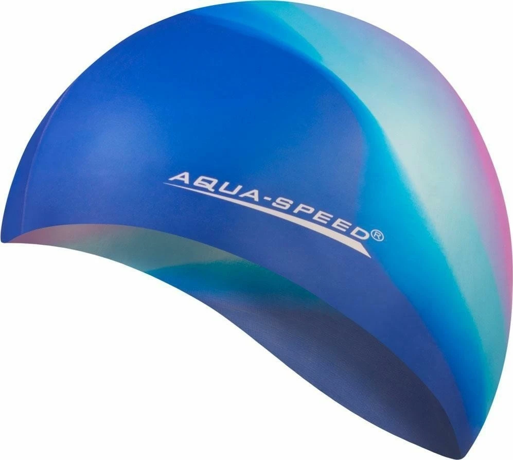 Plaukimo kepuraitė Aqua-Speed Bunt tęczowy kol. 40