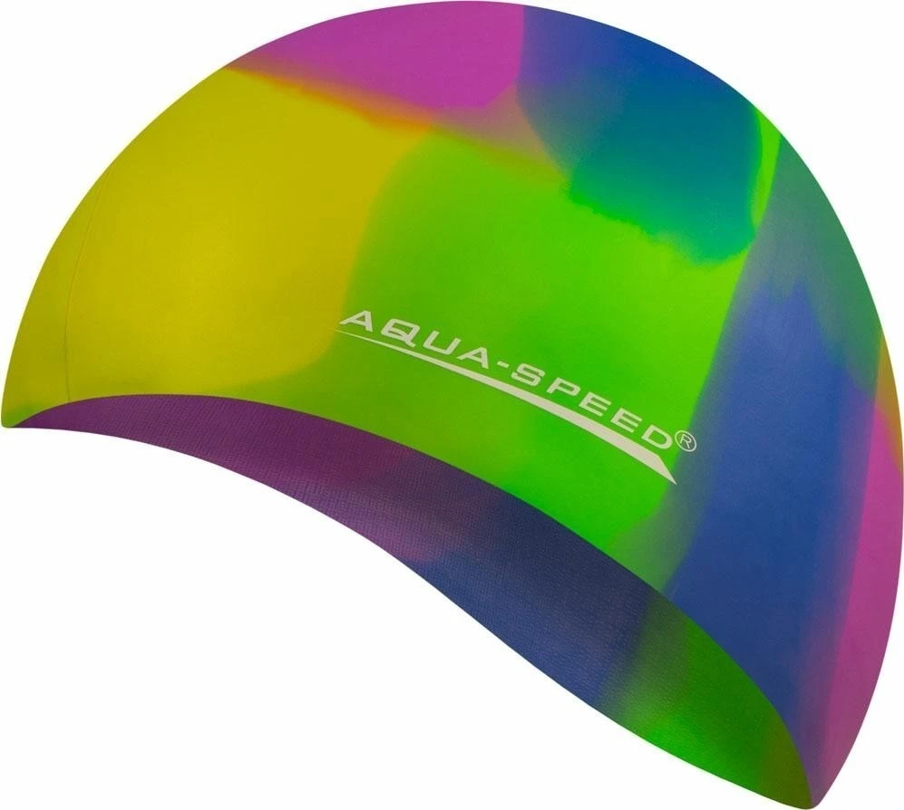 Plaukimo kepuraitė Aqua-Speed Bunt tęczowy kol. 73