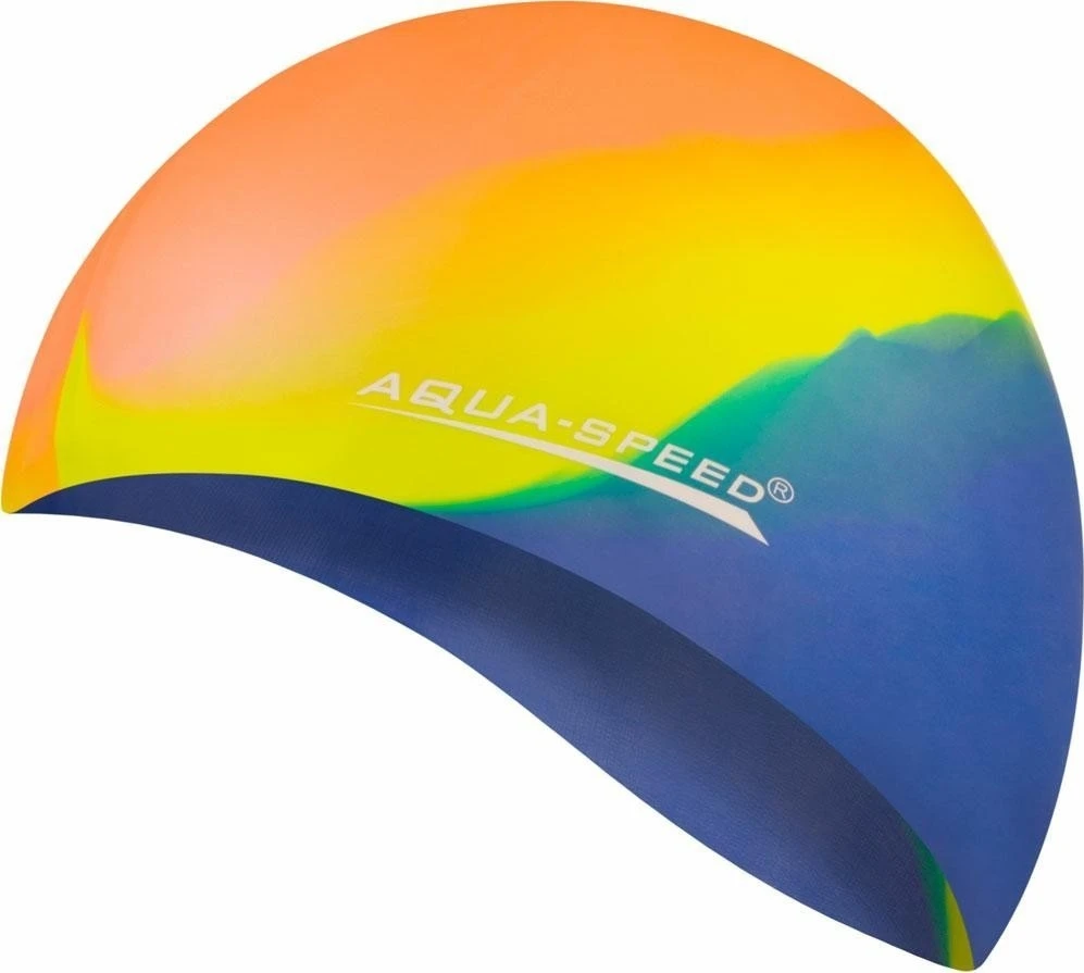 Plaukimo kepuraitė Aqua-Speed Bunt tęczowy kol. 48