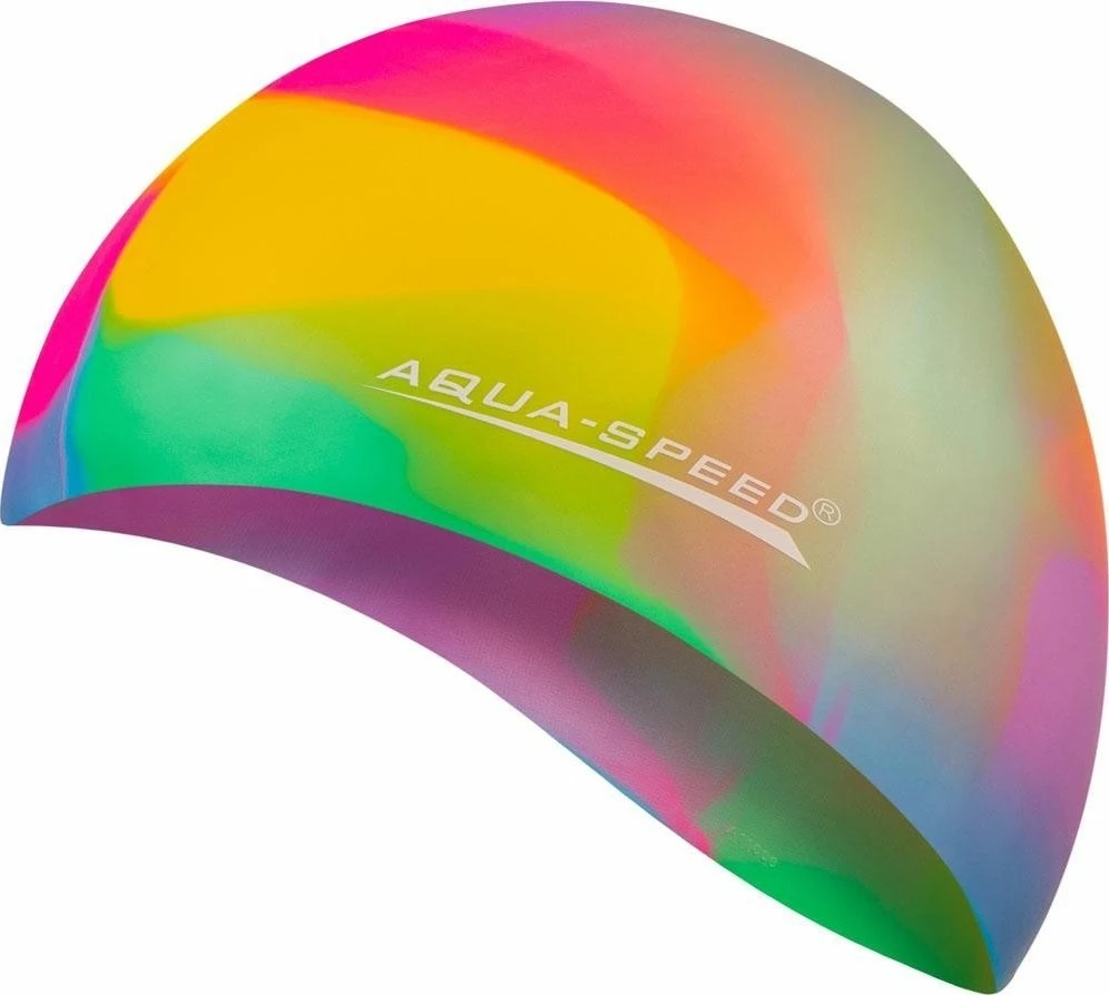 Plaukimo kepuraitė Aqua-Speed Bunt tęczowy kol. 54