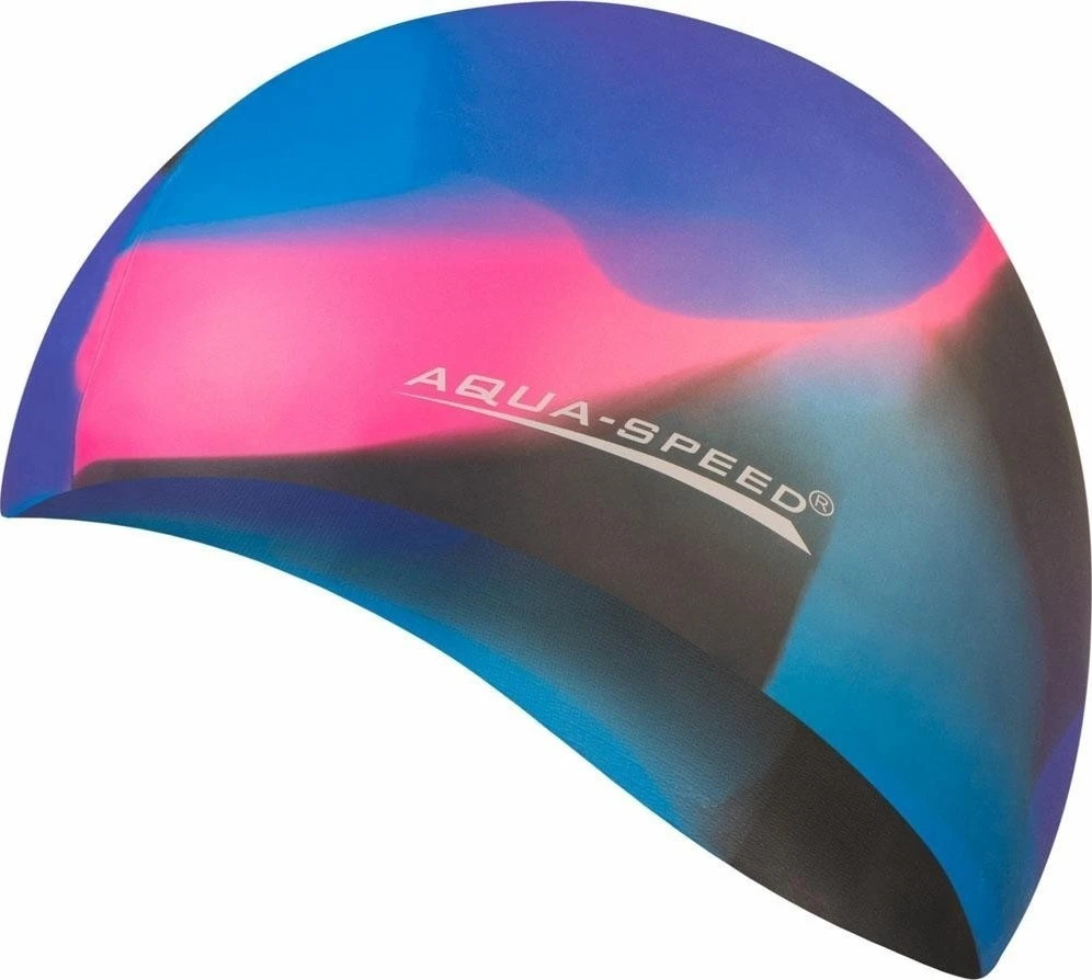 Plaukimo kepuraitė Aqua-Speed Bunt tęczowy kol. 80