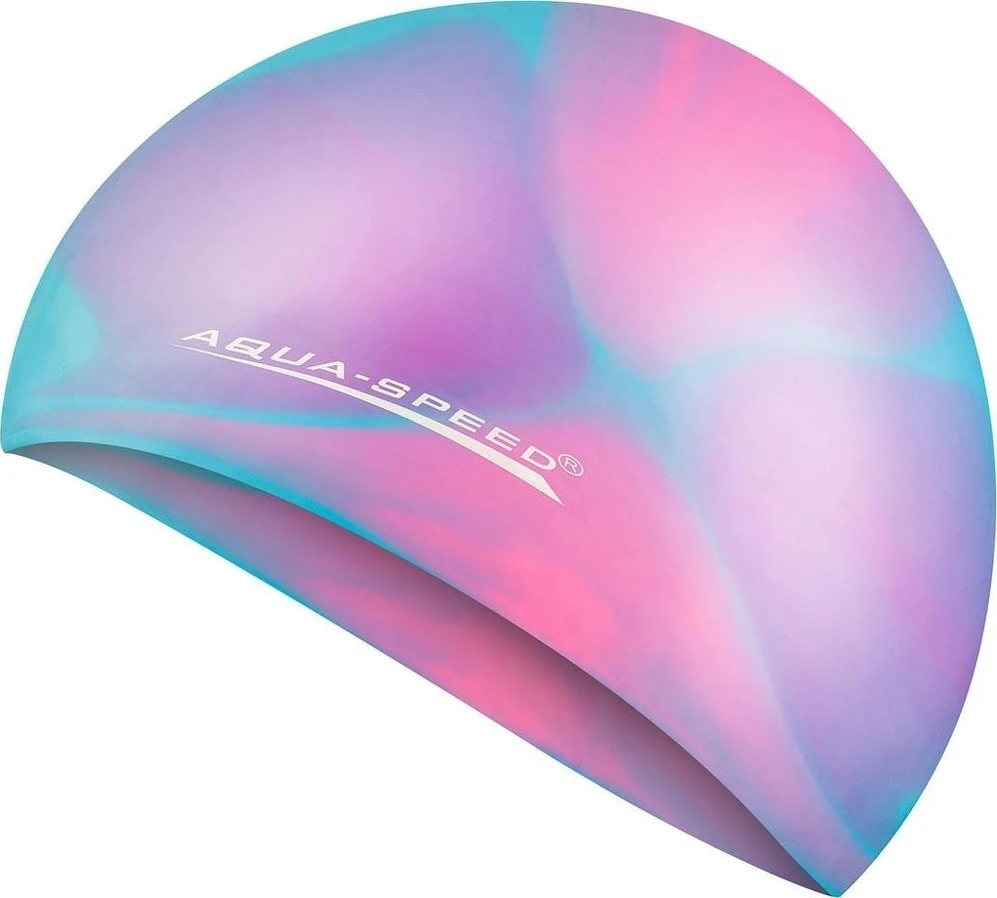Plaukimo kepuraitė Aqua-Speed Bunt tęczowy kol. 36