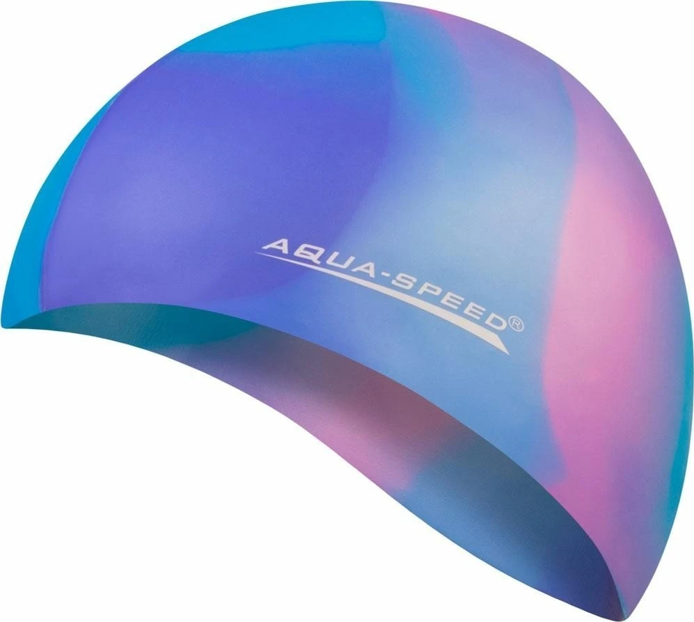 Plaukimo kepuraitė Aqua-Speed Bunt tęczowy kol. 43