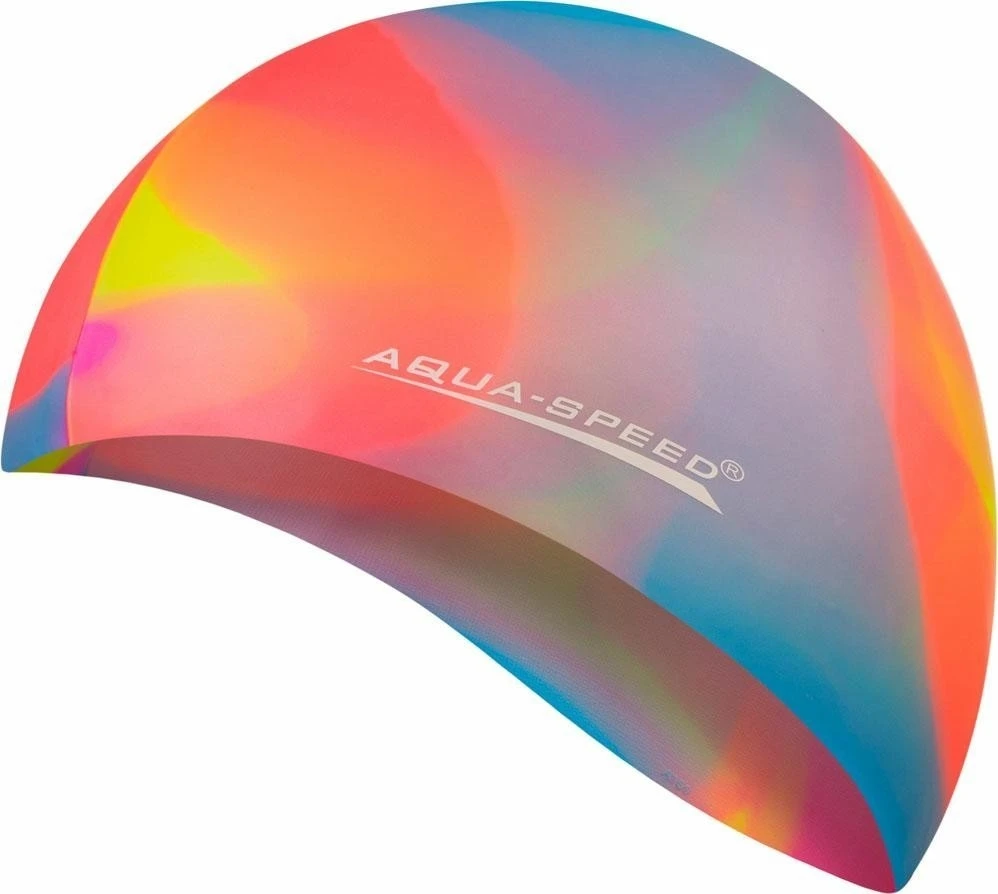 Plaukimo kepuraitė Aqua-Speed Bunt tęczowy kol. 86