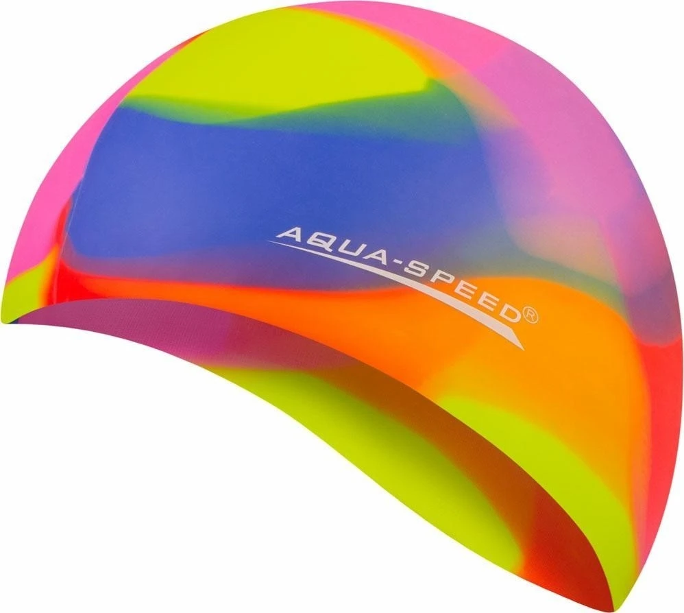 Plaukimo kepuraitė Aqua-Speed Bunt tęczowy kol. 75