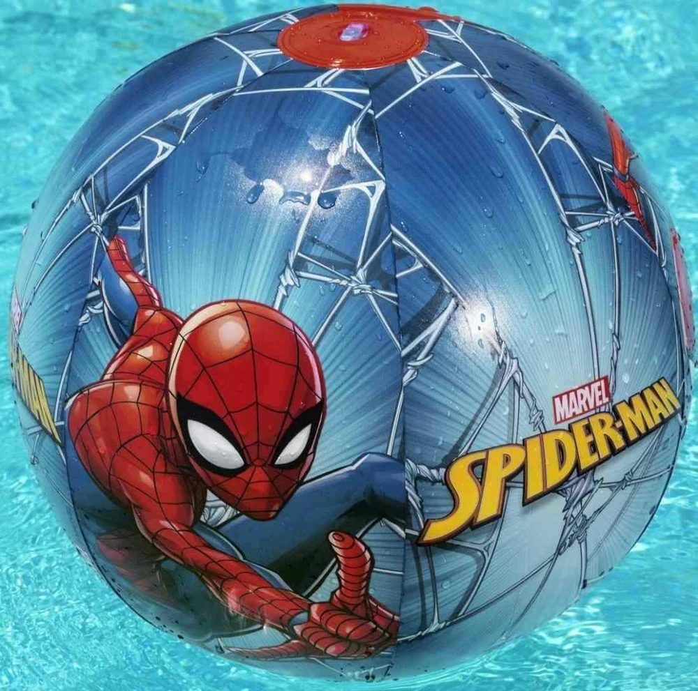 Bestway Pripučiamas paplūdimio rutulys 51 cm Spiderman