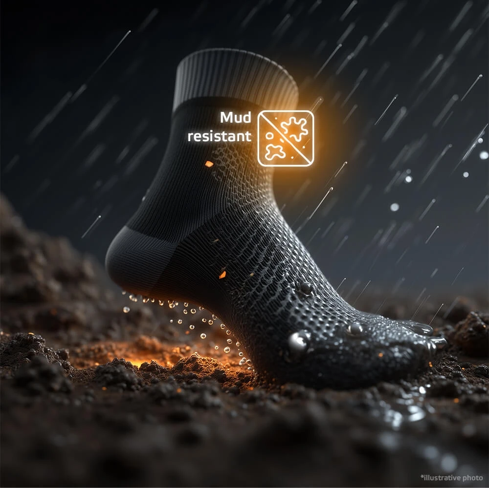 Atsparus vandeniui Bamboo Ankle Socks inSPORTline Pantris AG+ Antibacterial