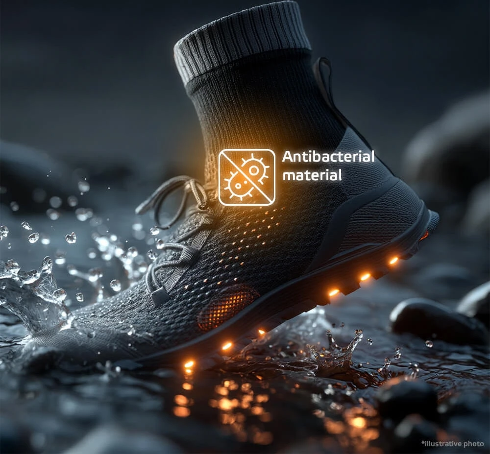Atsparus vandeniui Bamboo Socks inSPORTline Pantana AG+ Antibacterial