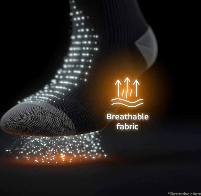 Atsparus vandeniui Merino Socks inSPORTline Pantesa AG+ Antibacterial