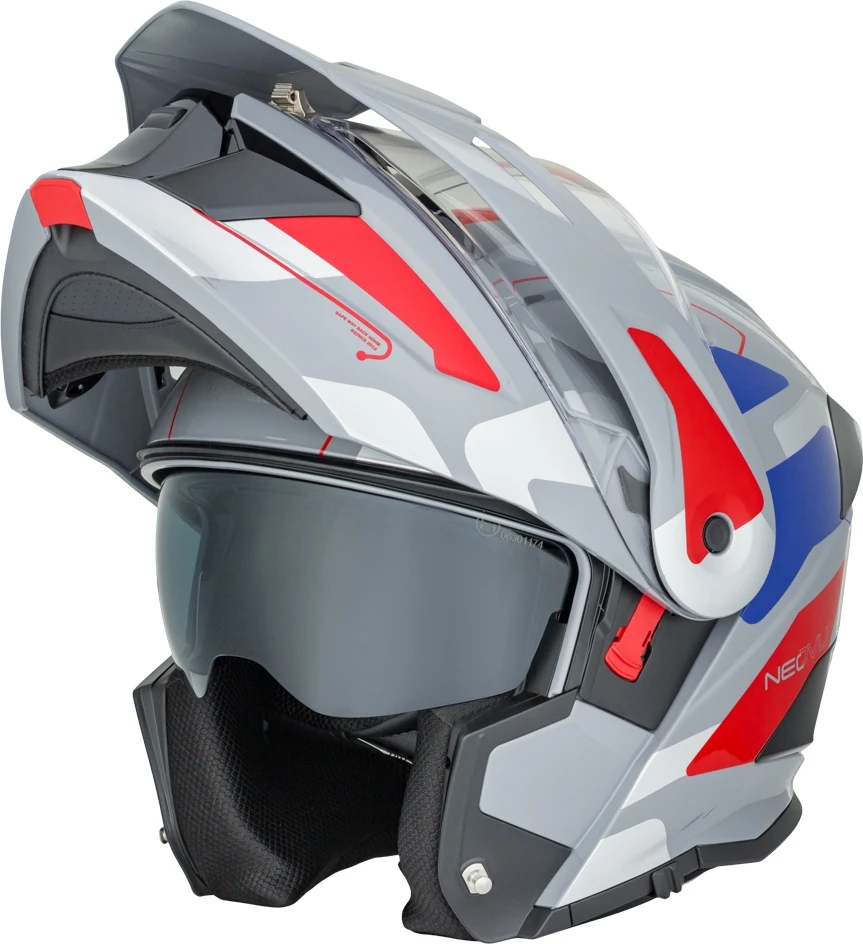 Atverčiamas motociklininko šalmas 3 viename W-TEC Neovu Graphic