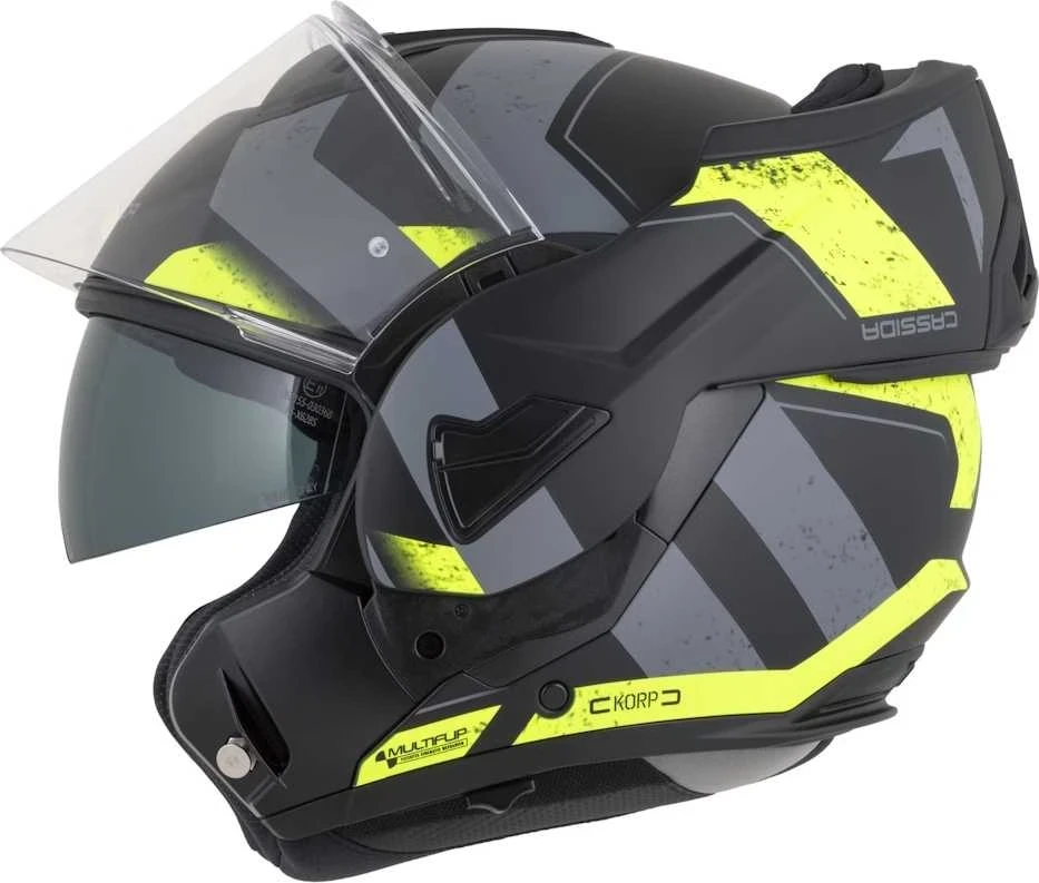 Atverčiamas motociklo šalmas Cassida MultiFlip Korp P/J