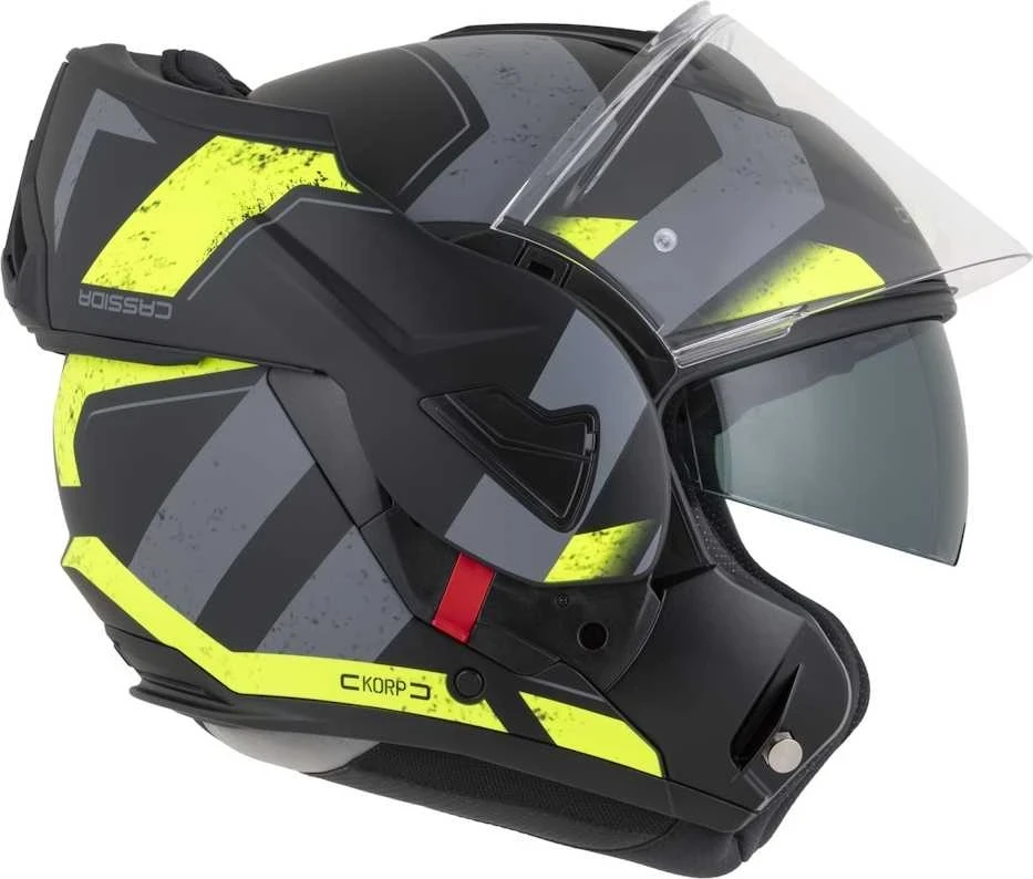 Atverčiamas motociklo šalmas Cassida MultiFlip Korp P/J