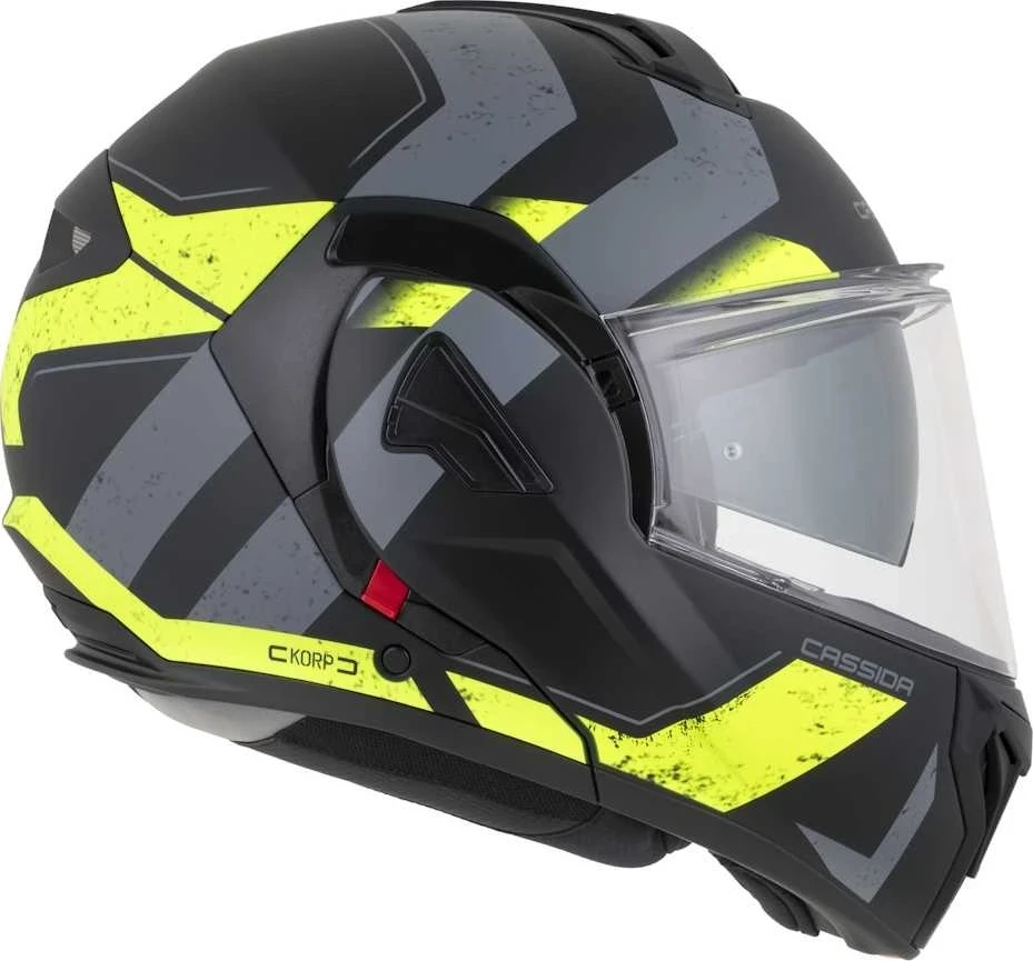 Atverčiamas motociklo šalmas Cassida MultiFlip Korp P/J