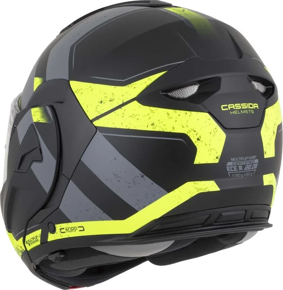 Atverčiamas motociklo šalmas Cassida MultiFlip Korp P/J