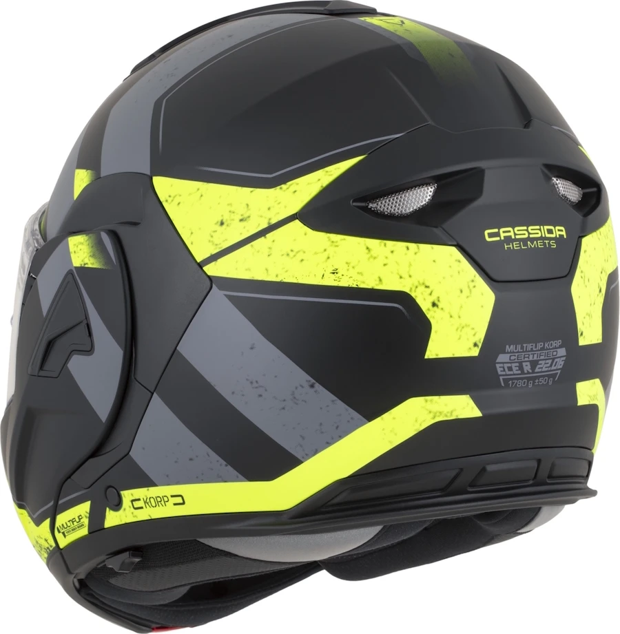 Atverčiamas motociklo šalmas Cassida MultiFlip Korp P/J