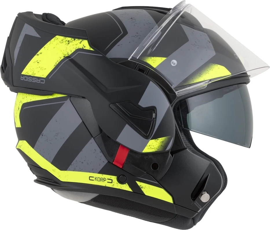 Atverčiamas motociklo šalmas Cassida MultiFlip Korp P/J