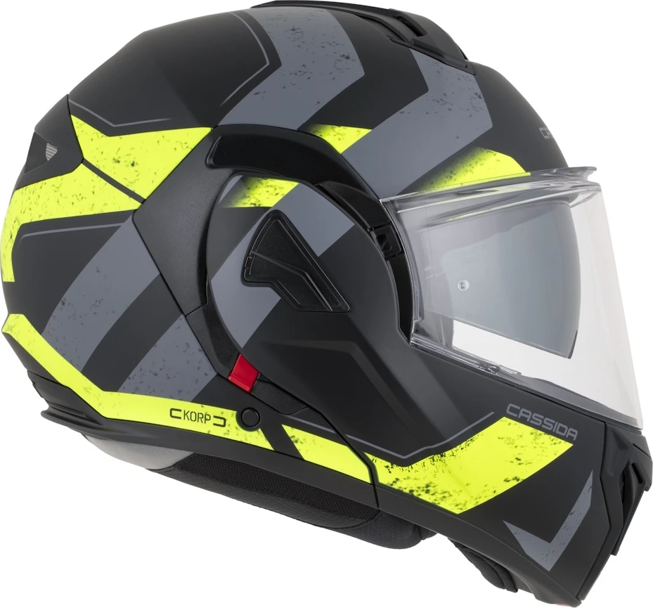 Atverčiamas motociklo šalmas Cassida MultiFlip Korp P/J