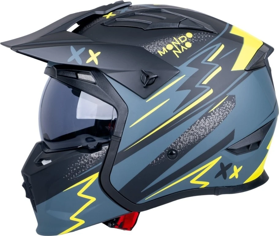 Atverčiamas motociklo šalmas W-TEC Badalone Graphic