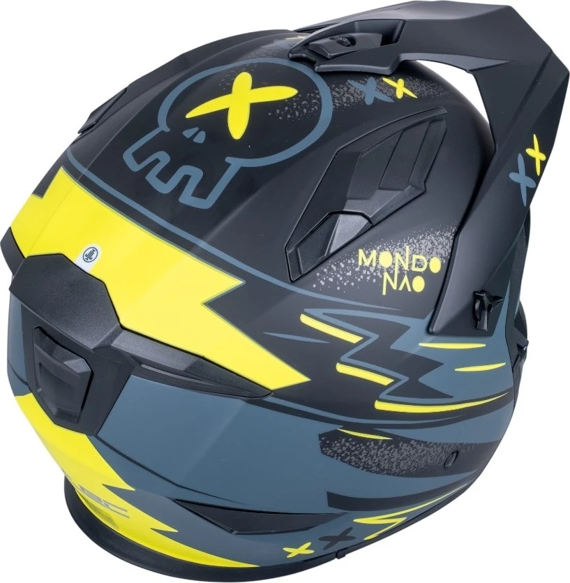 Atverčiamas motociklo šalmas W-TEC Badalone Graphic