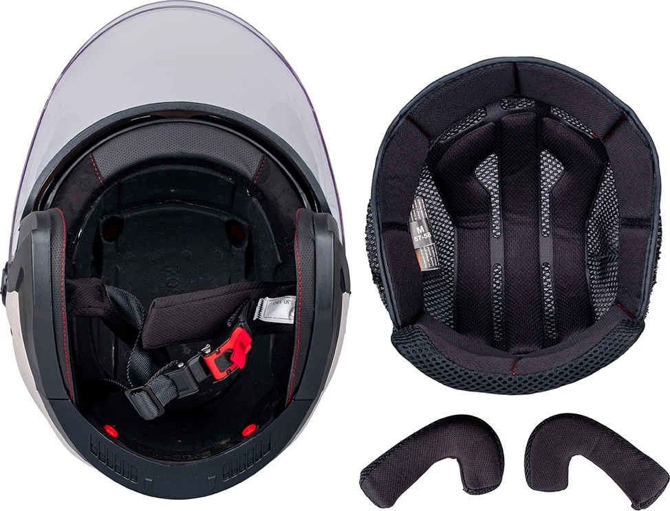 Atviras šalmas W-TEC Barcela Bufalo