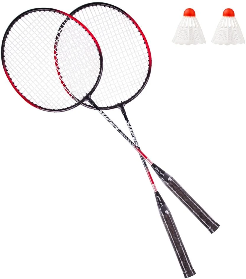 Badmintono rakečių komplektas su dviem kamuoliukais