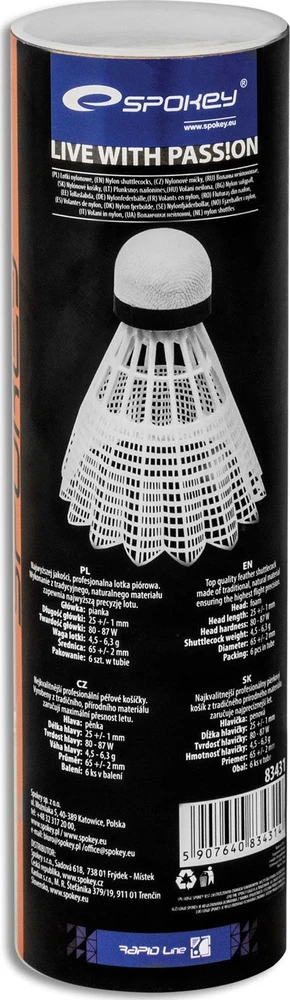 Badmintono Plunksnelės Spokey AIR TEC