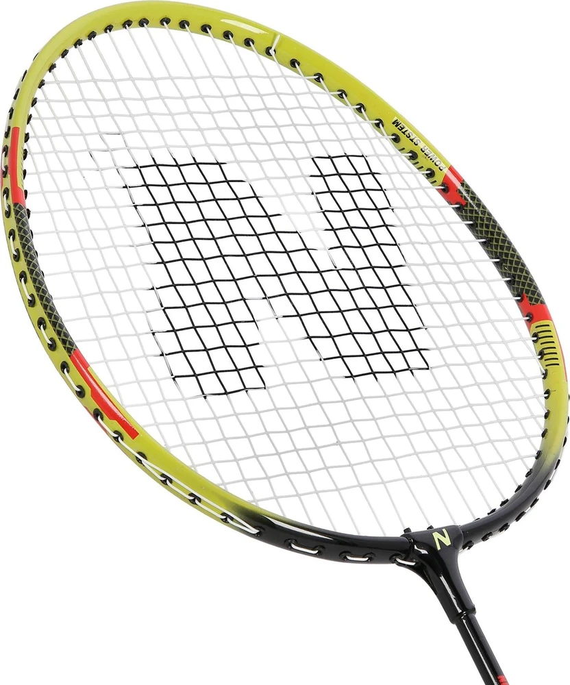 Badmintono raketės NRZ204-1 aliuminis + 3 plunksniniai voleniai + NILS dėklas