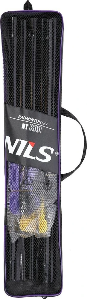 Badmintono tinkas Nils NT300, 600 x 60 cm, visiškai dengiantis dėklas