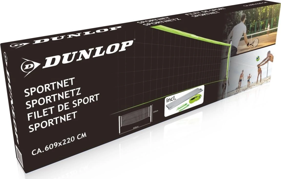 Badmintono tinklas Dunlop, 609 x 220 cm