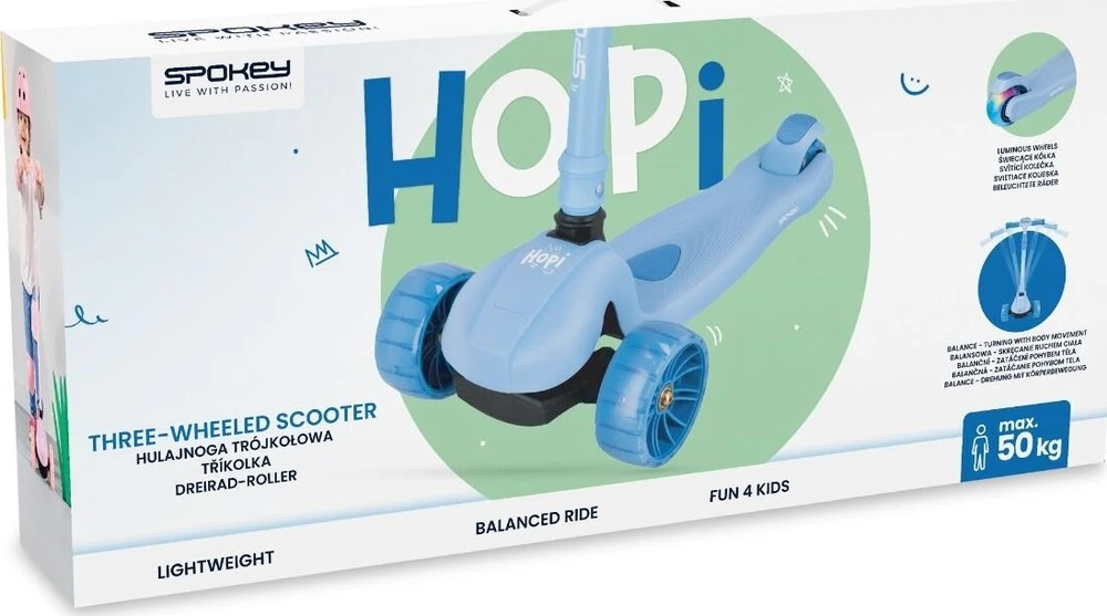 Paspirtukas mėlynas, 944616 Spokey Hopi